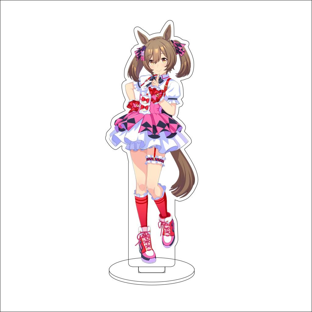 16CM Anime Pretty Derby Cosplay Acrylic Stand Ornaments Taiki Shuttle Grass Wonder Mejiro McQueen Figure Stand Halloween Gifts