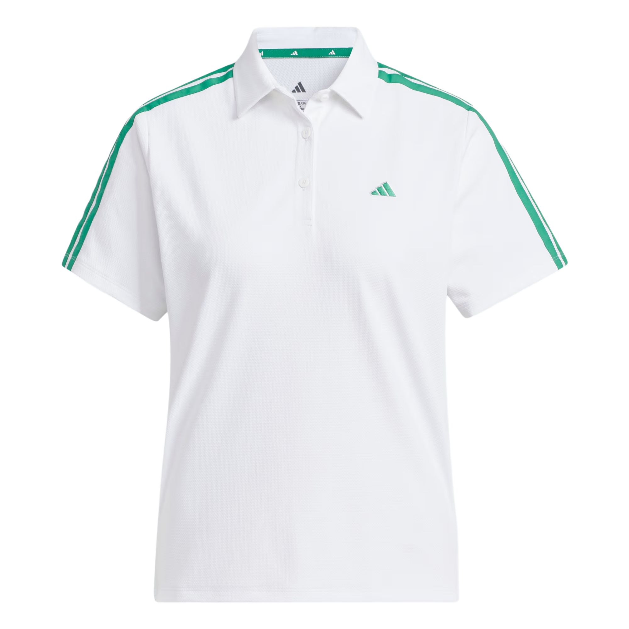 Adidas Climacool Striped Loose Fit Short Sleeve Golf Shirt Women tops KD7210 2XS