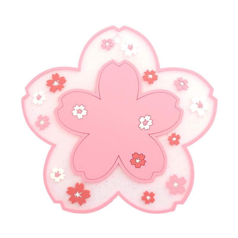 Sous-verres Isolation Thermique Porte-casserole en Forme de Fleur Tapis pour Tasses Accessoires de Cuisine