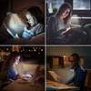 LED USB Rechargeable Portable Book Clip Lamp - Eye Protection Reading and Study Light