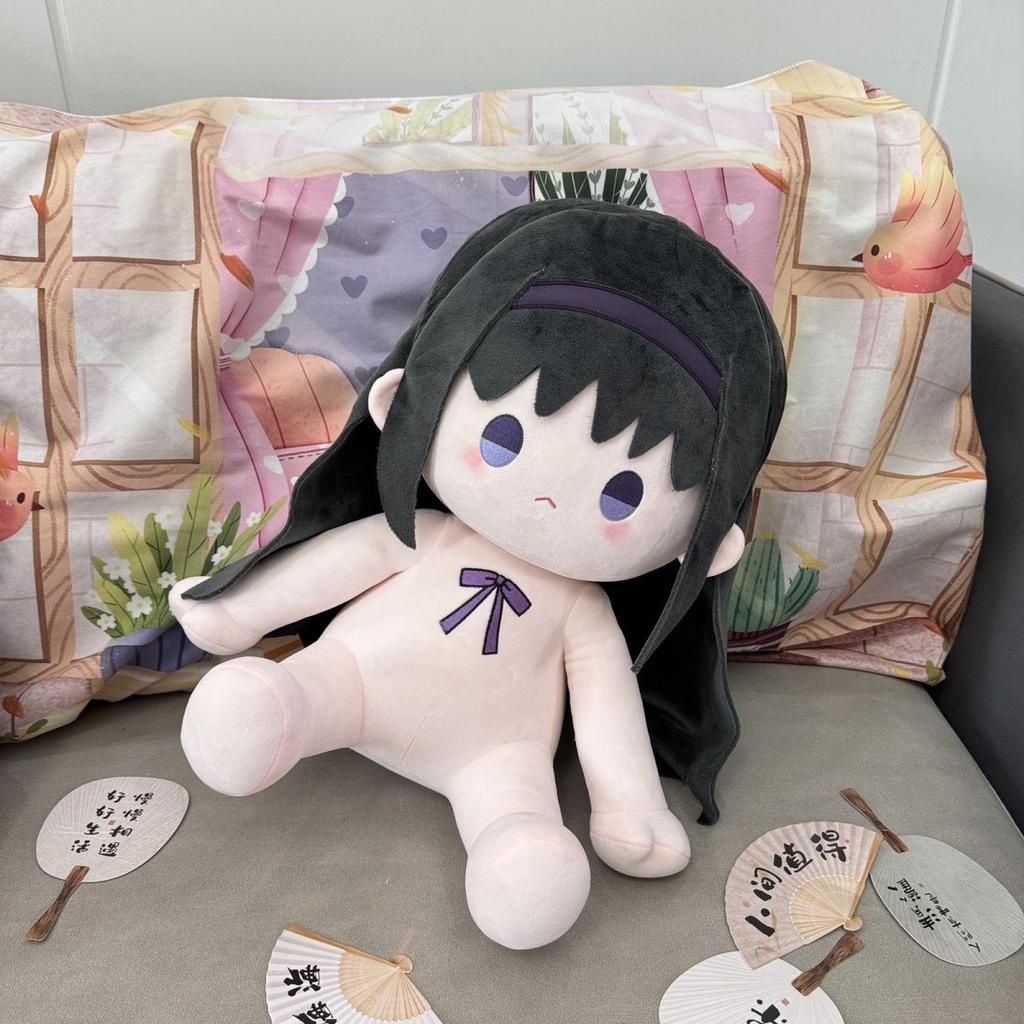 40cm Kaname Madoka Plush Doll Cosplay Puella Magi Madoka Magica Akemi Homura Soft Stuffed Toy Pillow for Anime Fans