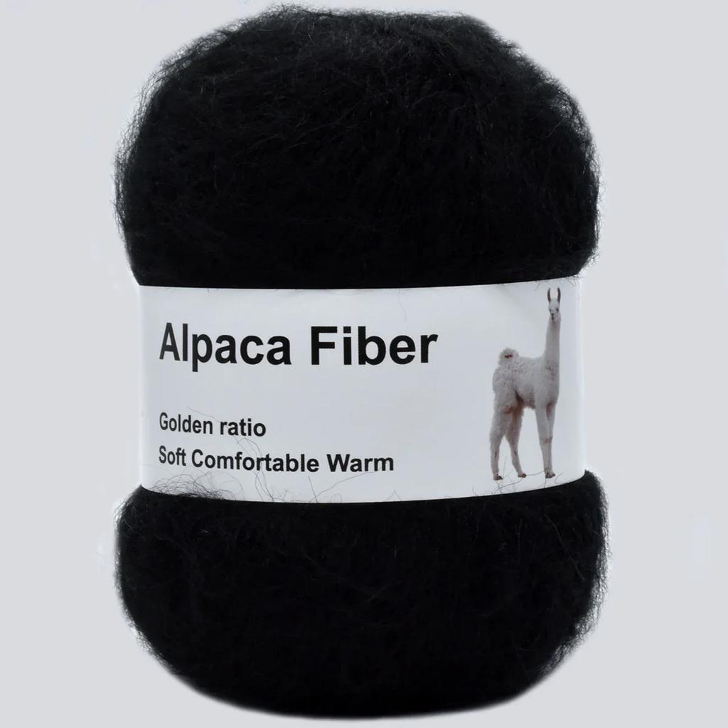 1 szt. 50g Przędza z Moheru Alpaki Długi Plusz Gruba Wełna Szydełkowa Do Robienia na Drutach Szalika Swetra dla Dzieci Letni Zimowy Nici 380m/416yd