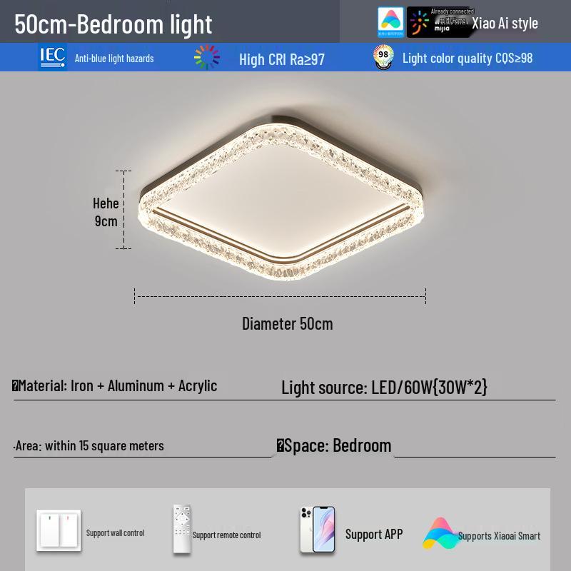 Italian Luxury Ceiling Lamp Set: 2025 Modern Atmospheric Design for Living Room