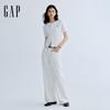 GAP Women's 2026 Spring Loose Mid-Waist Wide-Leg Non-Stretch Jeans 858815