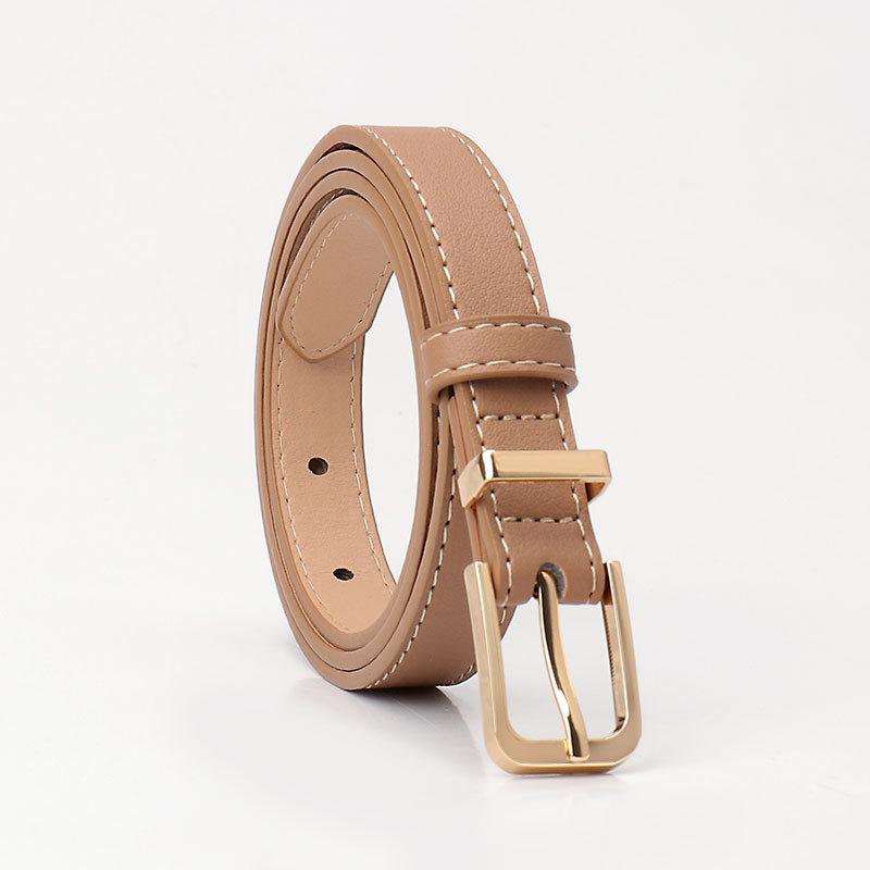 Women's belt New fashion casual belt Women's, versatile high-end simple ins style with jeans belt