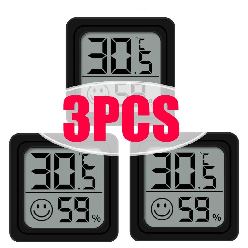 6 ST Mini Digital Termometer Hygrometer Inomhustemperatur LCD Elektronisk Monitor Hygrometer Utomhus Rum Baby