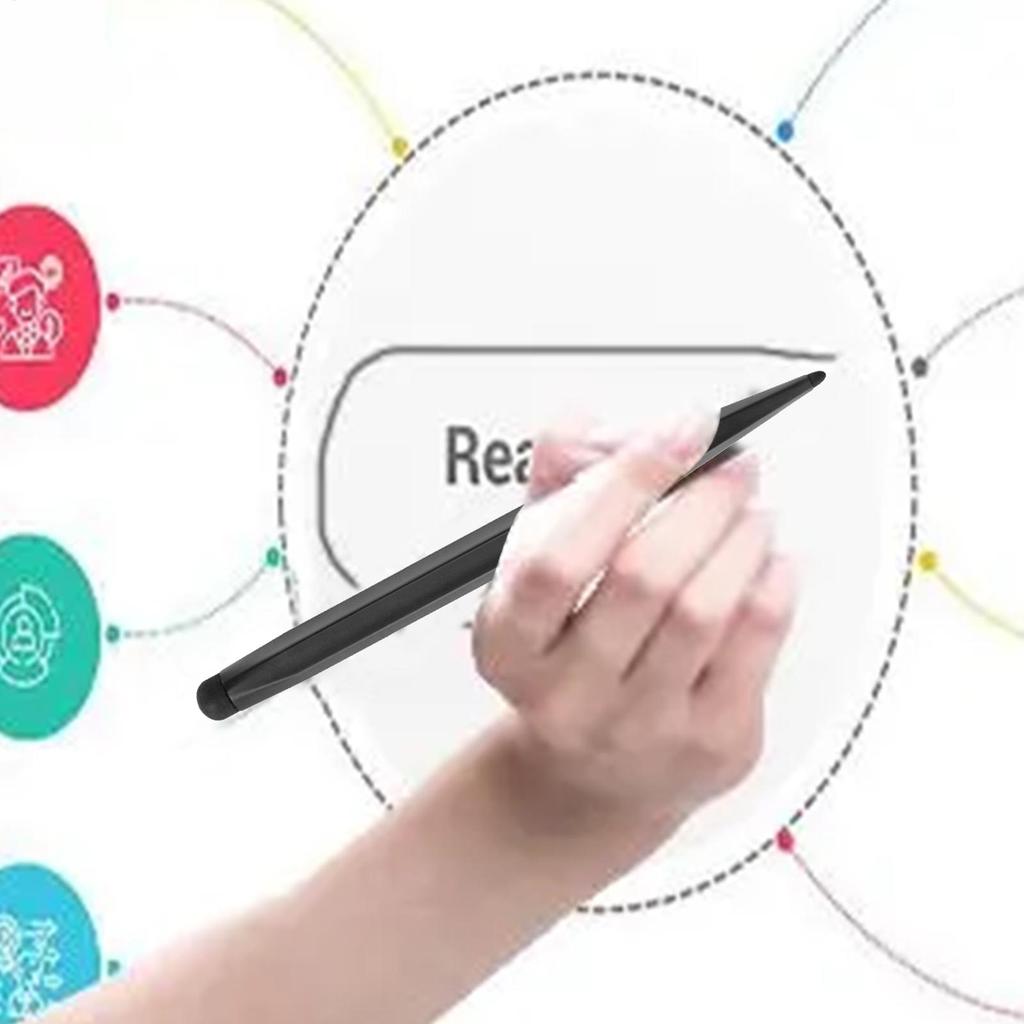 Rysik do ekranu dotykowego do elektronicznej tablicy interaktywnej 15,6x1x1cm Podwójne końcówki Pióro do ekranów dotykowych Wysoka czułość i precyzja Pióro do ekranów dotykowych