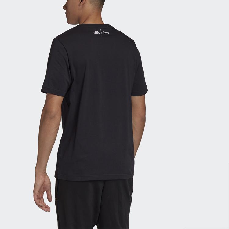 Adidas Disney Tee Training Sports Short Sleeve Men Tops Black GL2225