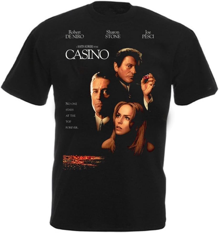 Casino Movie Poster Casual Men T Shirt Black S