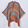 New scarf shawl women's fashion simple thickened jacquard warm cardigan