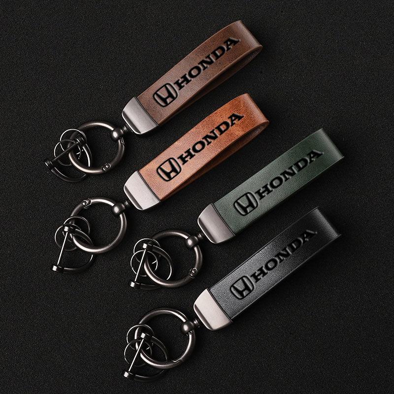 3D Honda Badge Car Keychain Auto Keyring Accessories For Honda civic accord fit jazz pilot CRV odyssey passport city shuttle HRV LK6