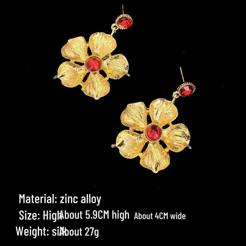 European Vintage Cross-Border Statement Earrings - Elegant, Versatile, High-End Accessories