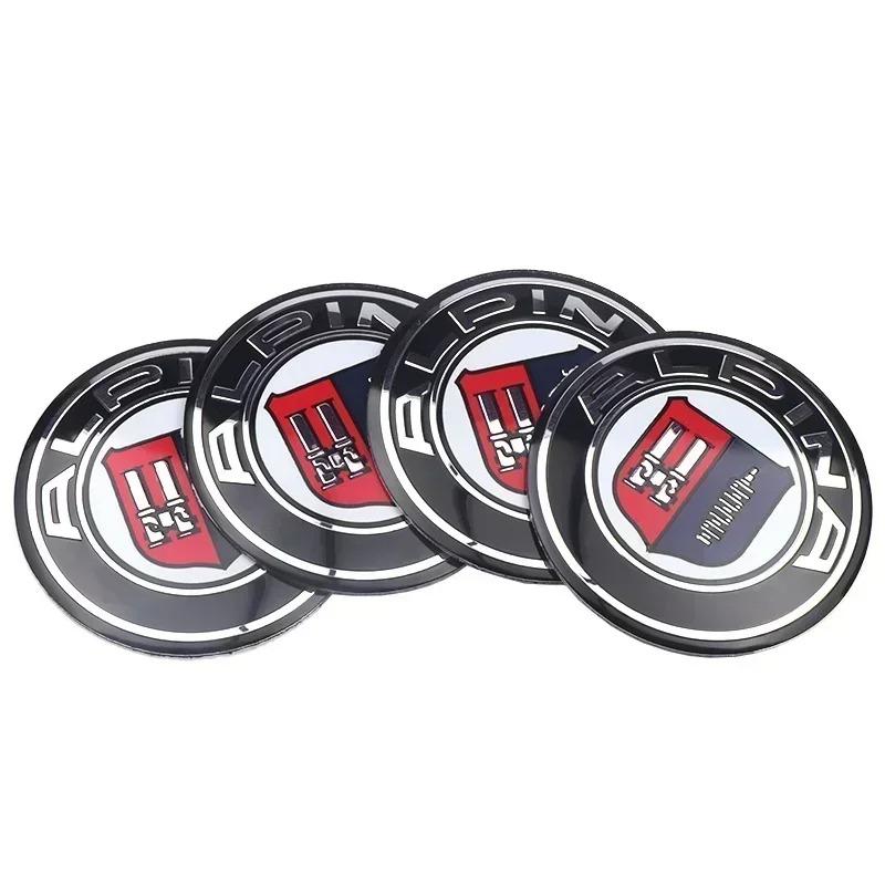 56/60/65/70mm Car Badge Wheel Center Cover Stickers Hub Caps Decal For BMW M Z4 M3 M5 M6 X3 E46 E90 E39 F10 F20 F30 G20 E60 X6