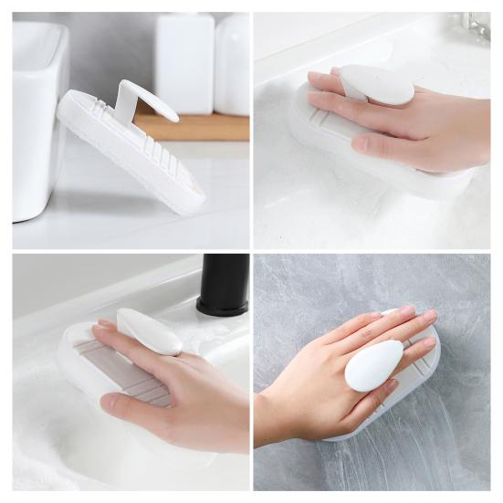 Reinigungspinsel Anti-Rutsch-Griff Flexibles Biegsames Design Badewanne Fliesenboden Toilette Tiefenreinigungspinsel Entfernt Hartnäckige Badezimmer