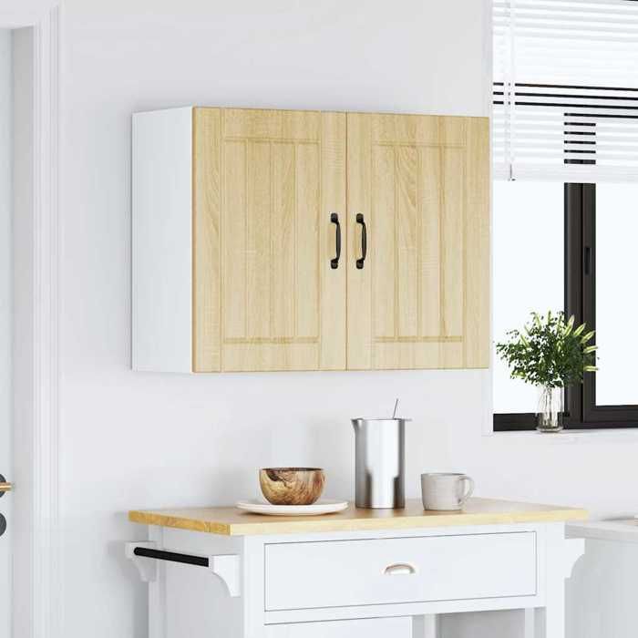 VidaXL Lucca Wall-mounted Kitchen Cabinet Sonoma Oak Engineered Wood 853830