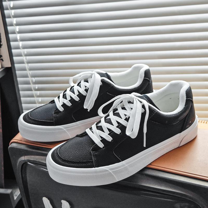 

Men s shoes spring new breathable black casual wind shoes 2025 men s trend versatile sports white shoes fashion 44