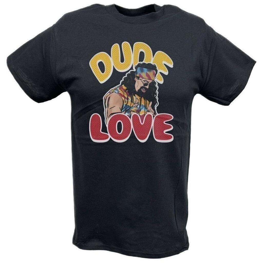 Dude Love Tie Dye Pose Black Tshirt