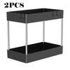 Kitchen Under Sink Storage Organizer 2 Tier Drawer Multipurpose Rack Cabinet Under Sink Storage Rack Bathroom Kitchen Organizer