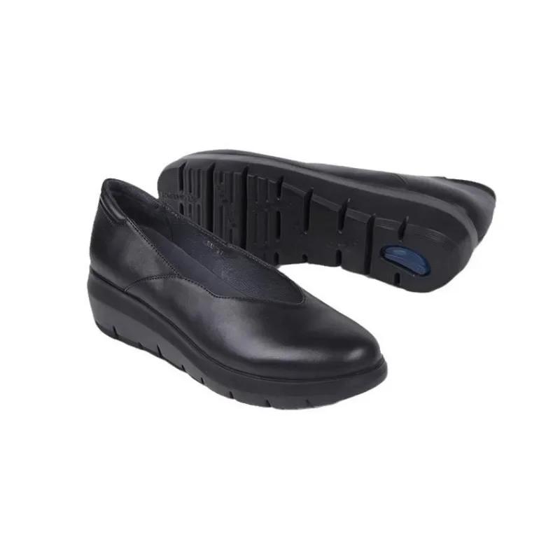 Fashion Women Fashion Wedge Heel Pumps 2025 Spring Summer Lightweight Platform Loafers Woman Soft Sole Comfort Casual Shoes Plus Size 42