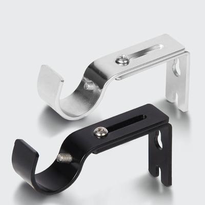 Adjustable Curtain Rod Holder, Heavy Duty Curtain Rod Holders 4 Pack Curtain Rods Hooks Hangers For Wall Curtain Holder Extender