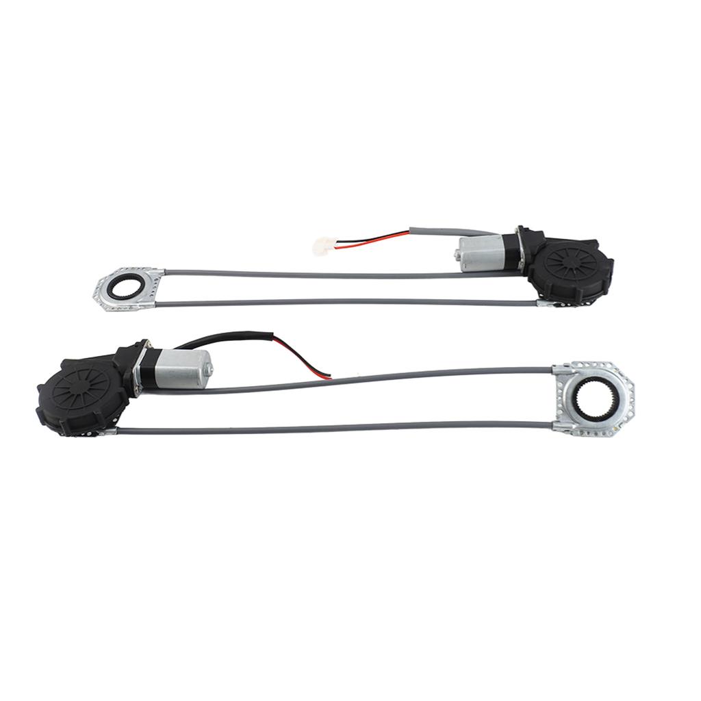 12V Universal Electric Power Window Lift Regulator Conversion Kit for 2 Door Pickup SUV Truck Van Car