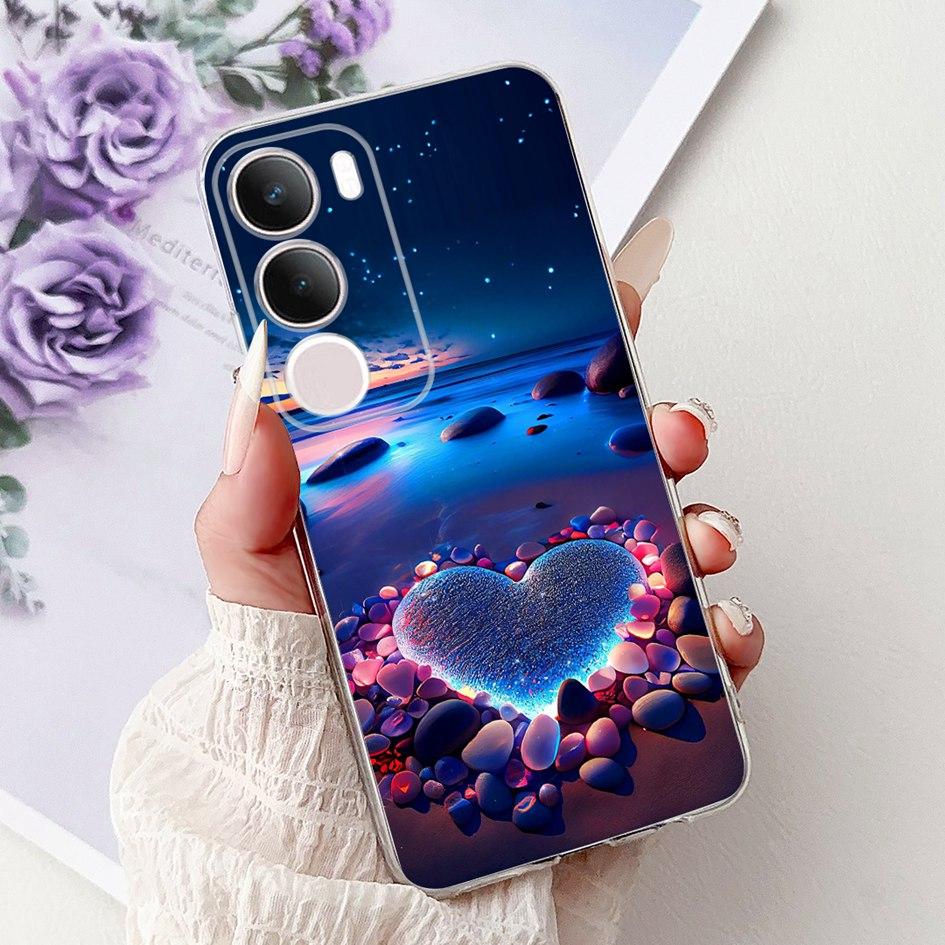 Silicone Case For Vivo Y19s V2419 Cover Lovely Cat Butterfly Cartoon Soft Back Protective Shell For Vivo Y19s 4G Y 19s TPU Coque