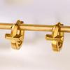 Gothic Stainless Steel Cross Earrings For Women Gold Color Cross Earring Religious Wedding Christmas Party Jewelry Gift