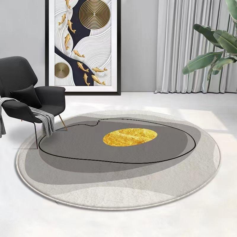 Circular Carpet Living Room Coffee Table Mat Bedroom Bedside Carpet Computer Swivel Chair Mat
