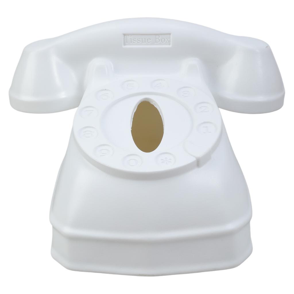 Scatola Portatovaglioli a Forma di Telefono Stile Telefono Vintage Dispenser di Carta per Tovaglioli per Ambienti Domestici Versatili