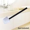 Gold Bathroom Toilet Brush with Long Handle and Soft Bristles