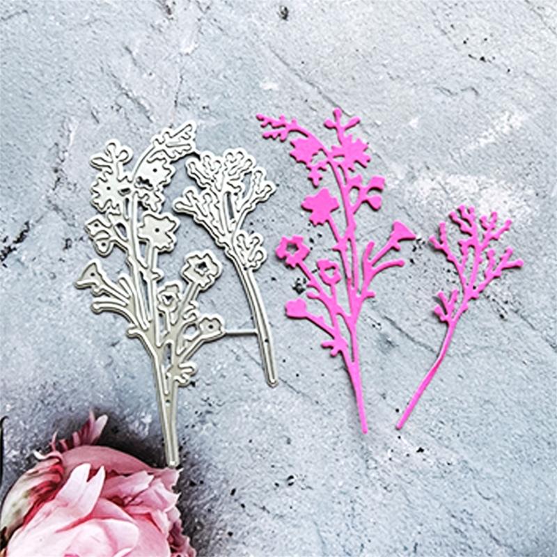 Leaf Flower Metal Cutting Dies DIY Craft Carbon Steel Embossing Template Stencil Scrapbooking for Card Die Cuts Mold