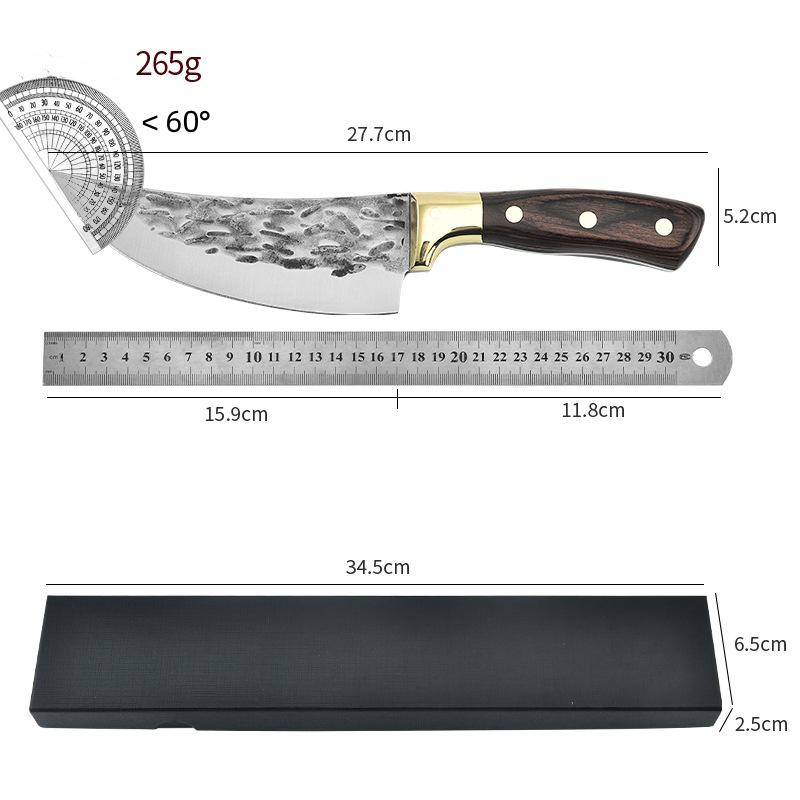 Cuțit de bucătărie lucrat manual Cuțit de bucătar din oțel inoxidabil Cuțit de filet Cuțit de carne Cuțit de gătit dezosat