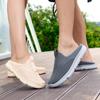 Breathable mesh men's shoes half tray summer platform leisure sports beach shoes couple large size