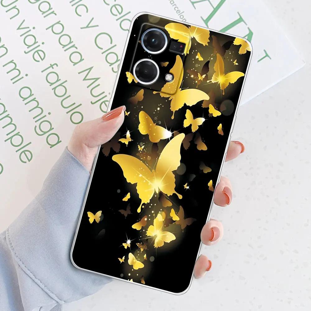 

For Oppo Reno 7 CPH2363 Case Cover For Oppo Reno7 4G Fundas Clear Soft Silicone TPU Phone Case For Oppo F21 Pro F21S Pro Coque OPPO Reno7 4G