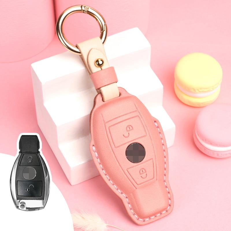 

Leather Car Key Case for Mercedes Benz Key C-class e300la200c260lc200lc180glc260l Car key case
