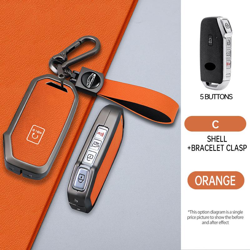 3/4/5 Buttons Key Cover Car Key Case for KIA Sportage Ceed Sorento Cerato KX5 KX-CROSS Forte K3 K5 K8 Ray Opatima Soul Telluride