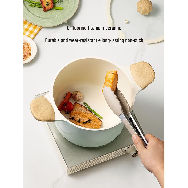 COOKER KING 22cm Celadon Non-Stick Ceramic Soup Pot