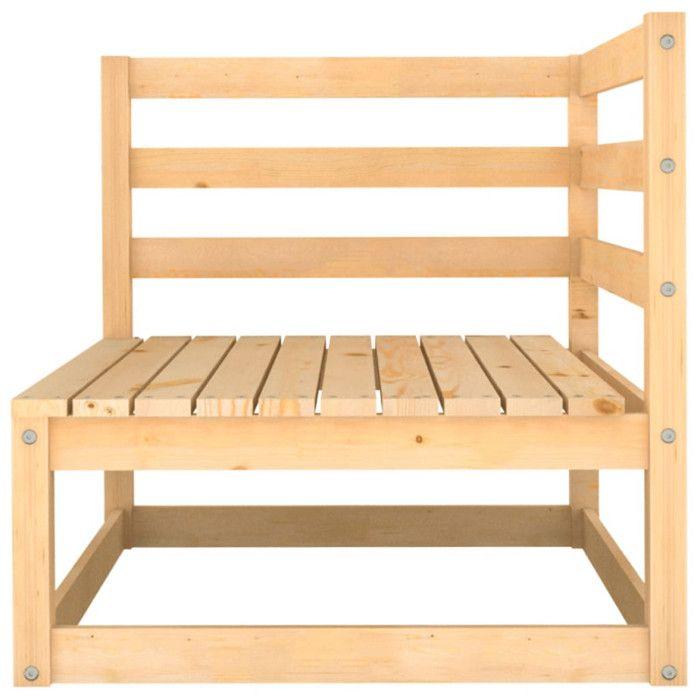 VidaXL Garden Lounge Set 2 Pcs with Cushions Solid Pine Wood 805745