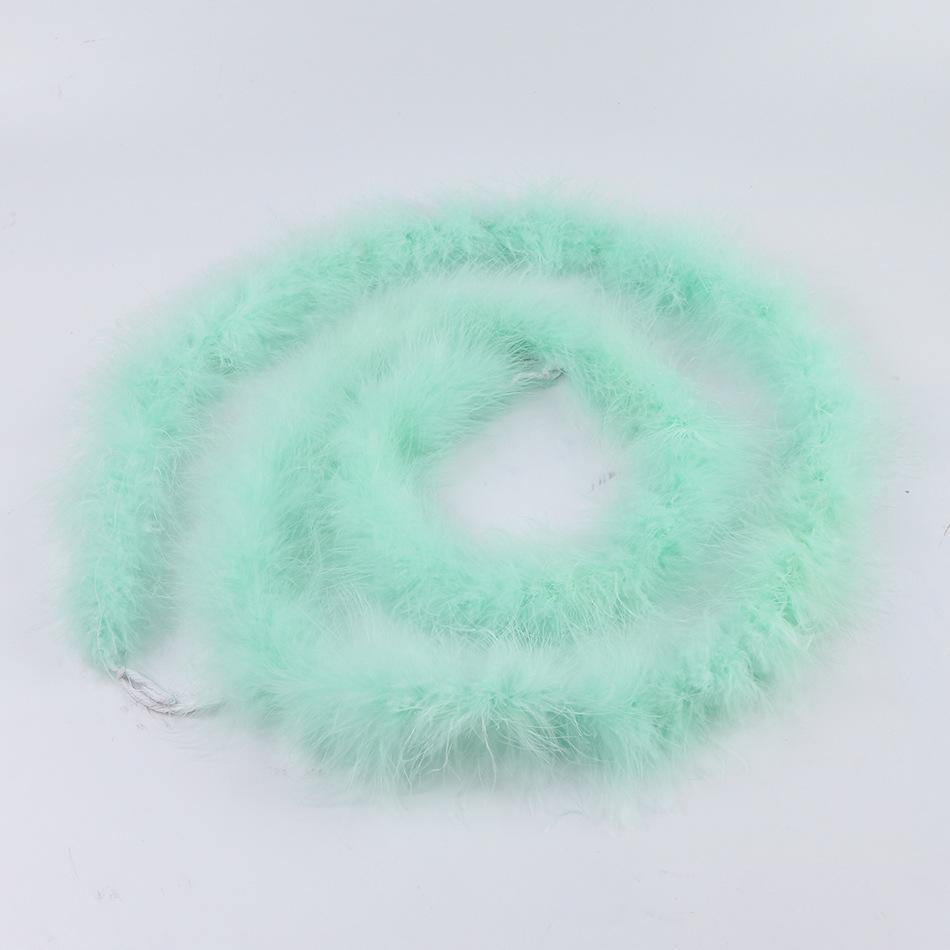 2 Meters Turkey Feather Strip Decoration Performance Dance Decoration Christmas Diy Material 22g Clothing Accessories