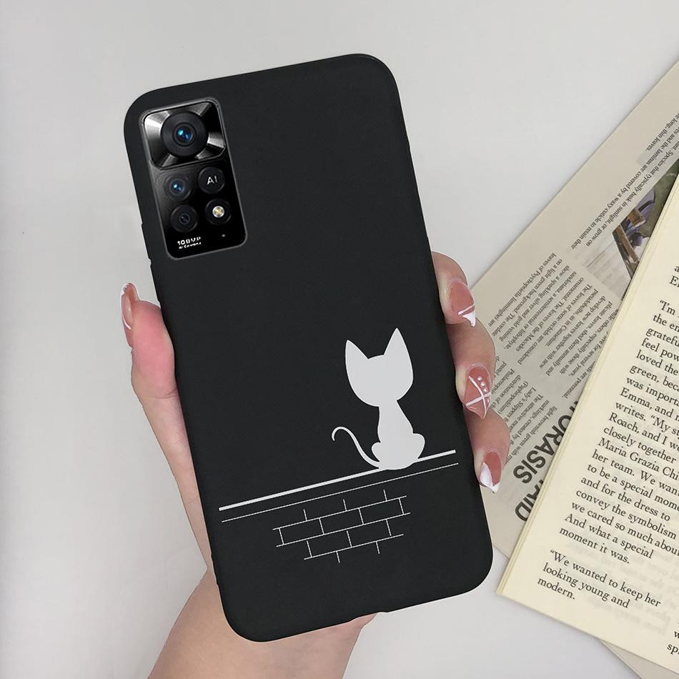 For Xiaomi Redmi Note 11 Pro 4G 5G Phone Case Cute Diasy Pattern Soft Silicone TPU Back Cover Funda For Redmi Note11 11Pro Coque