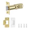 Bathroom Door Lock Body Single Tongue Lock Bolt Door Lock Hardware 45 Degrees 60-70 Adjustable Interior Door Latch Tubular