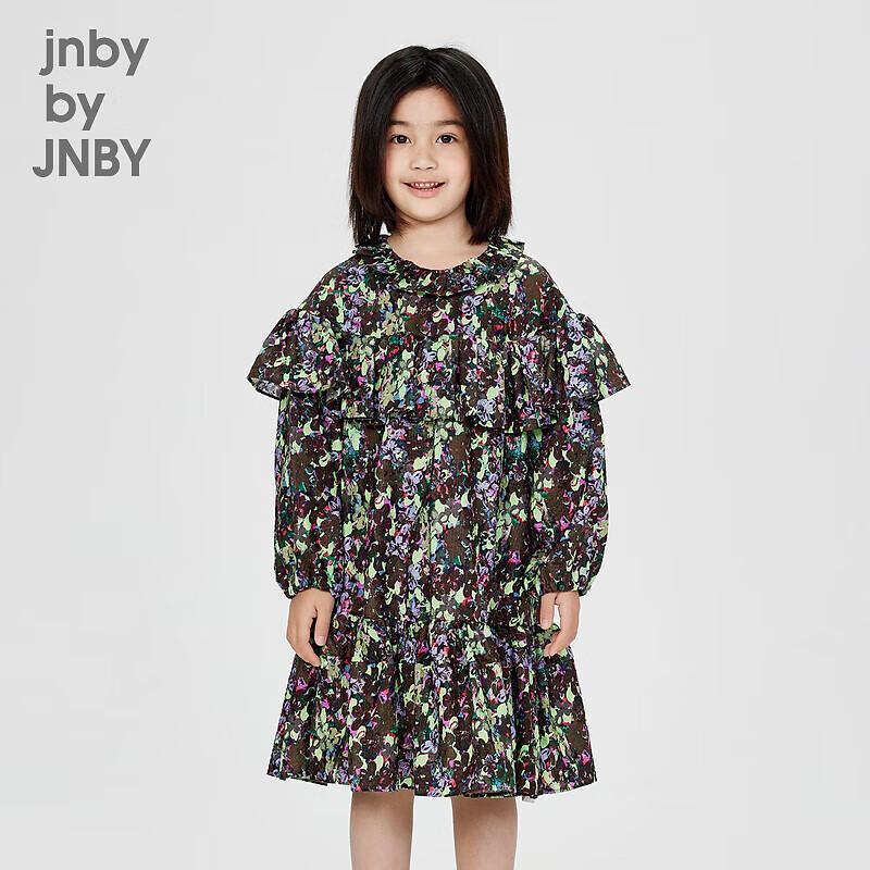 JNBY Girls Autumn Floral A-line Dress 140