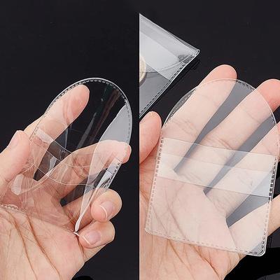 20 st/part Enkel ficka Myntfickor Samlare Individuell Genomskinlig Plastficka Hållare Liten Mynt Plastficka
