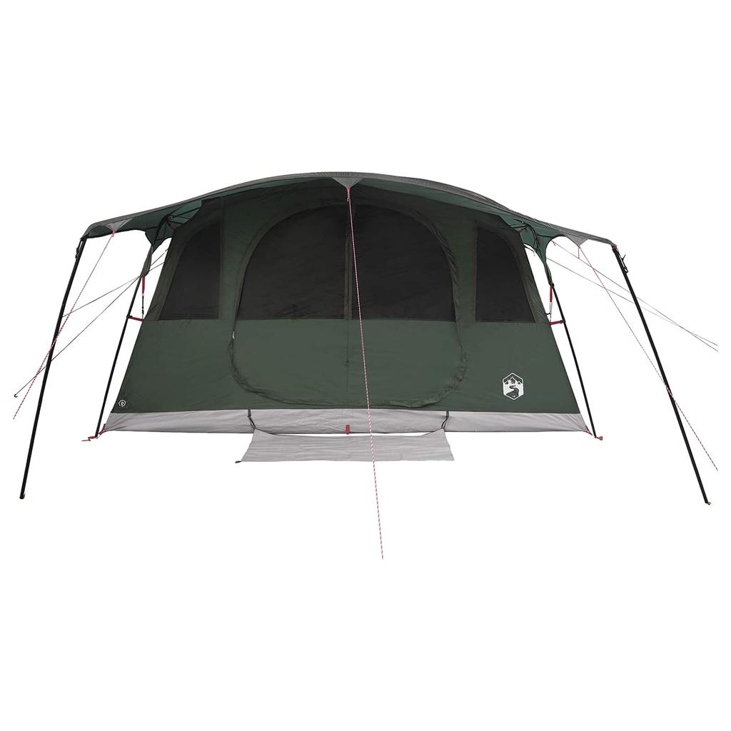 Tunnel Tent Olive Green 366 x 244 x 198 cm Polyester and Steel