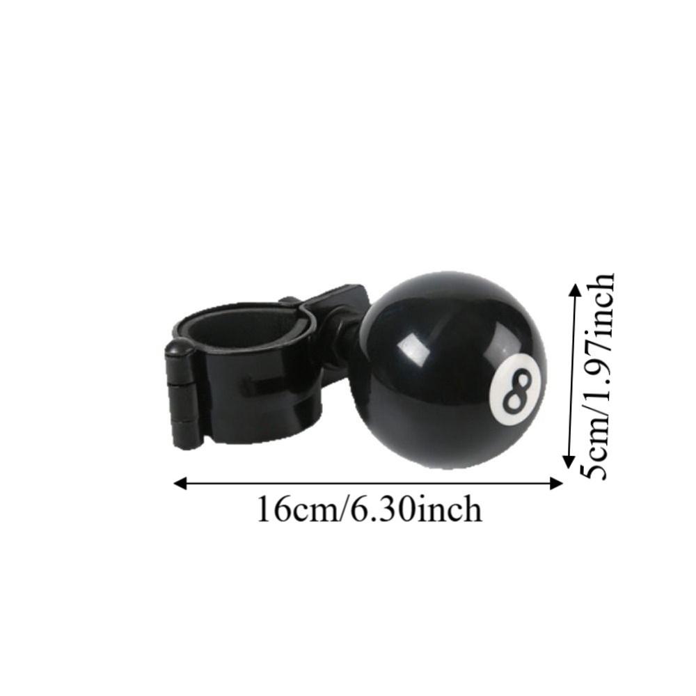 Black Billiard Ball Steering Wheel Knob Heavy Duty Steering Wheel Grip  Auto Use