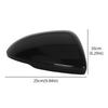 Glossy Black Door Wing Rearview Mirror Cover HousingFor Chevrolet Cruze 2017 2018  Replace Part Side Mirror Cover Shell Cap