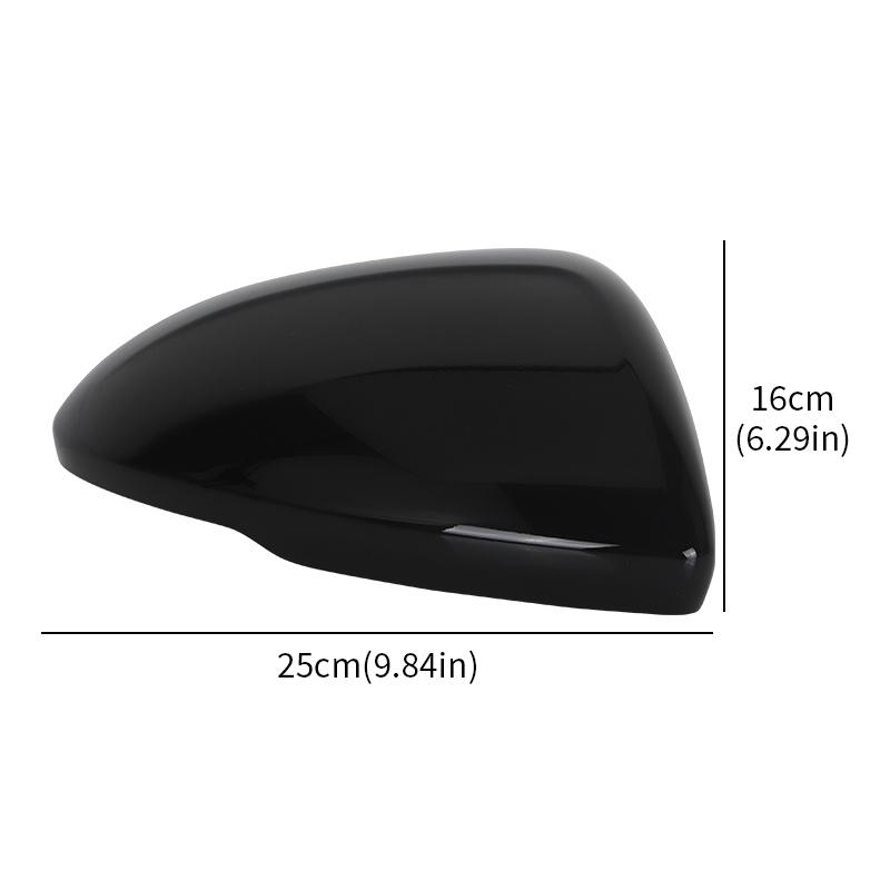 Glossy Black Door Wing Rearview Mirror Cover HousingFor Chevrolet Cruze 2017 2018  Replace Part Side Mirror Cover Shell Cap