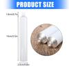 10Pieces Aluminum Artist Paint Tubes with Secure Screw Cap Ideal for Storing Acrylic Gouache Watercolor Paints