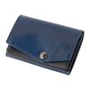 Small Advan Leather Made In Blue [Abrasa] Wallet, Edition, Men's Wallet, Japan,