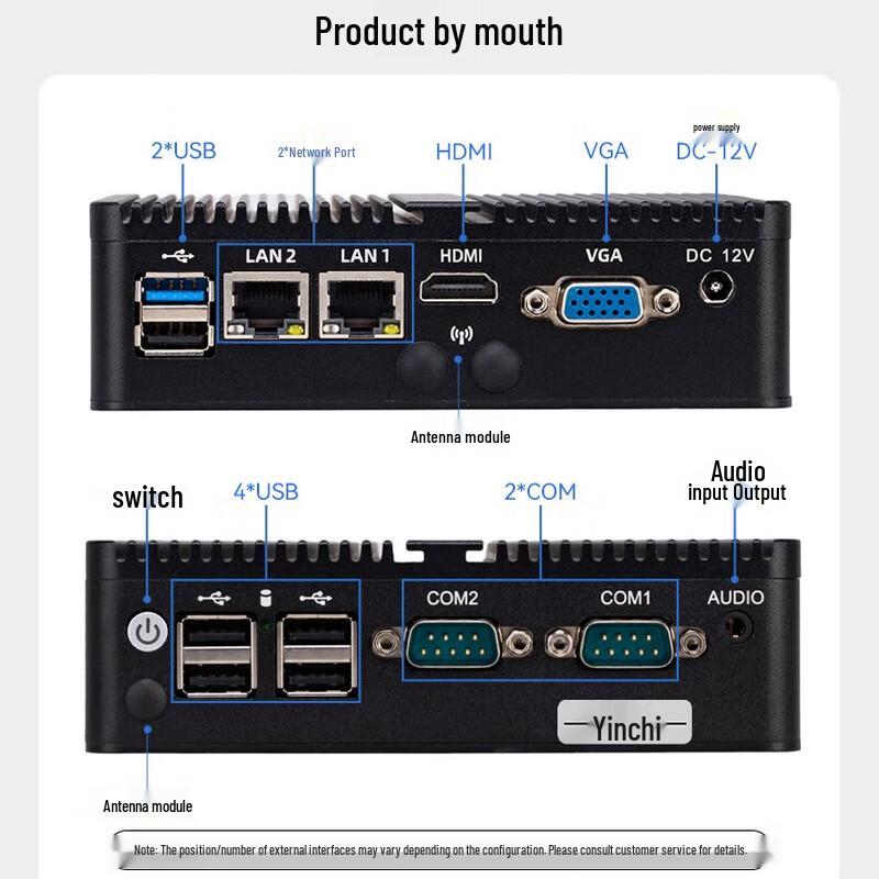 INCEER Безвентиляторный Мини-промышленный ПК (Китайская версия)